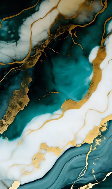 Emerald Gold Marble finish