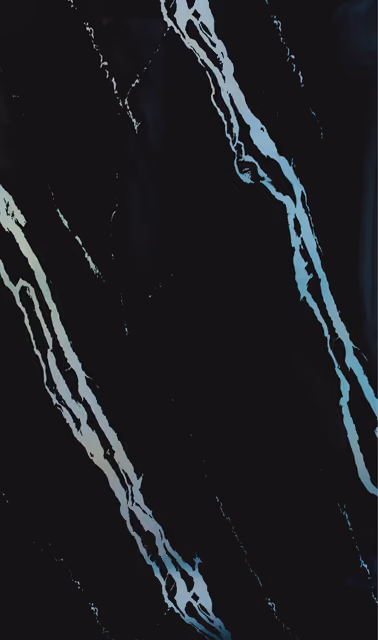 Black & Blue finish