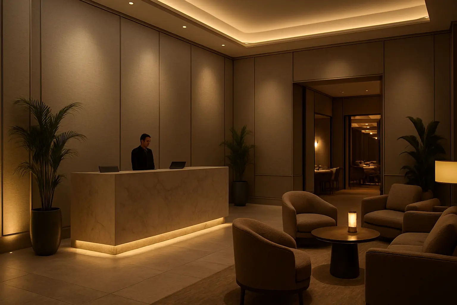 Premium Hospitality aluminum fitting application