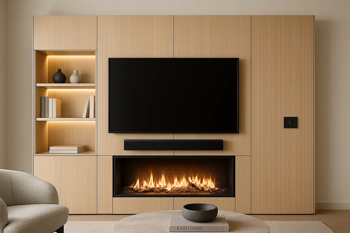 Residential smart wall example