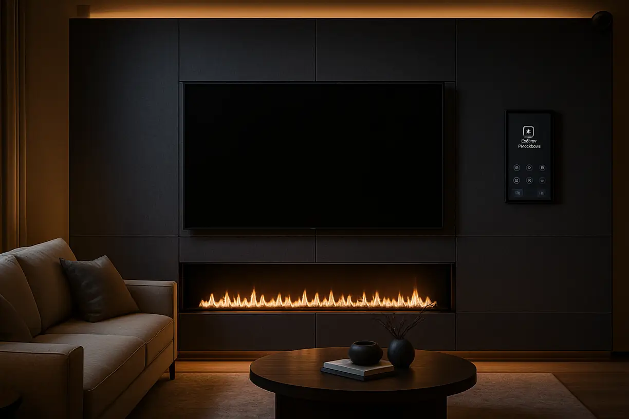 Residential security with Smart Wall integration