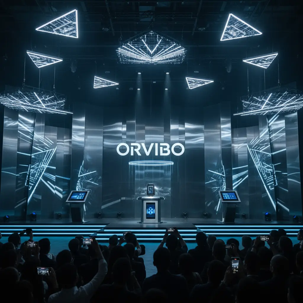 Product launch stage smart wall