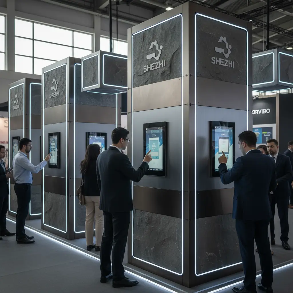 Trade exhibition modular smart wall